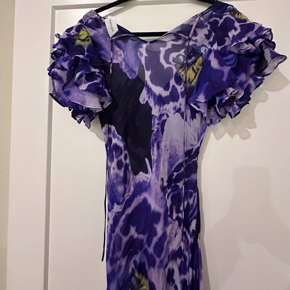 Rat & Boa Violet Floral Lucille Dress - Picture 7 of 9